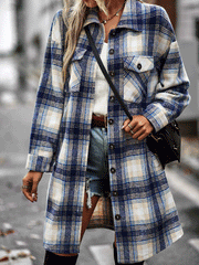 Plaid Shirt Cardigan