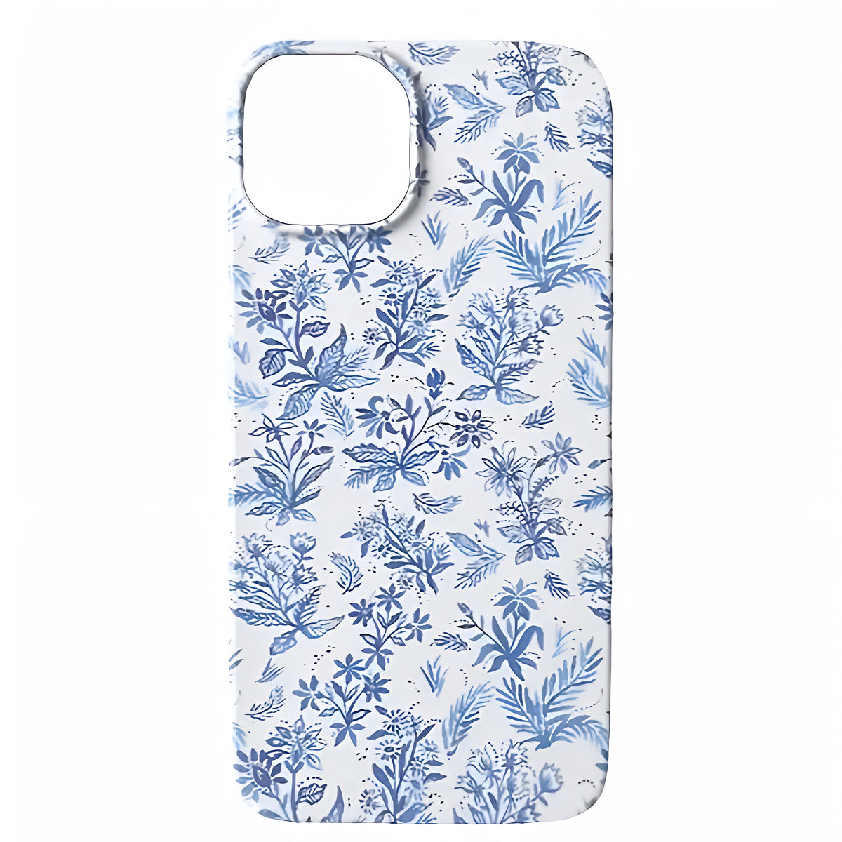 South Hampton Light Blue Floral Print Phone Case For iPhone