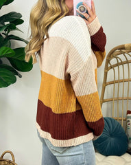 Colorblock Stripe Sweater