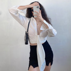 Wild At Heart Tie-Up Blouse