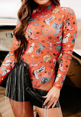 Cowgirl Rodeo Long Sleeve Bodysuit