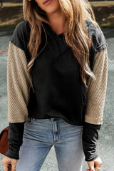 Colorblock Long Sleeve Hoodie