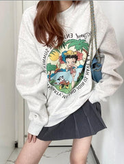 Miss Betty Tropical Vacay Crewneck