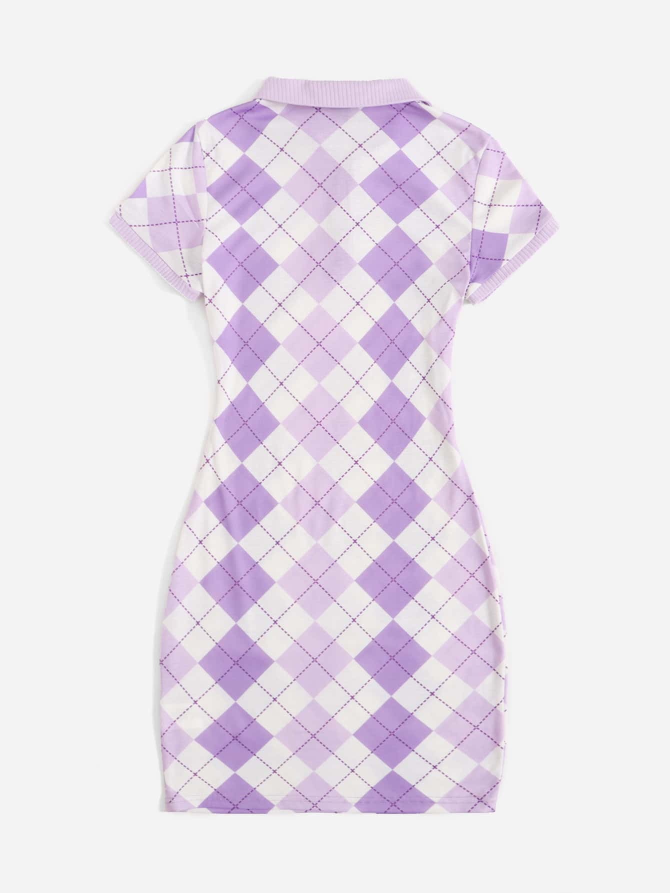 Argyle Pattern Polo Dress: Effortless Style for Every Occasion