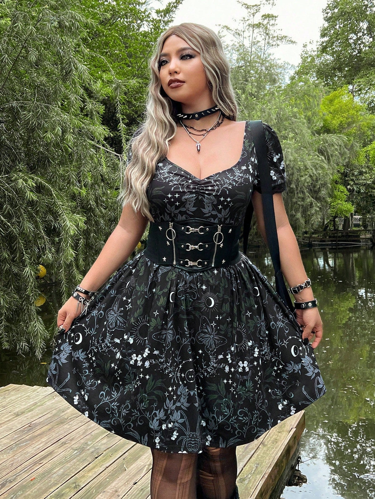 Plus Floral Print Dress: Rock Your Style Without the Corset
