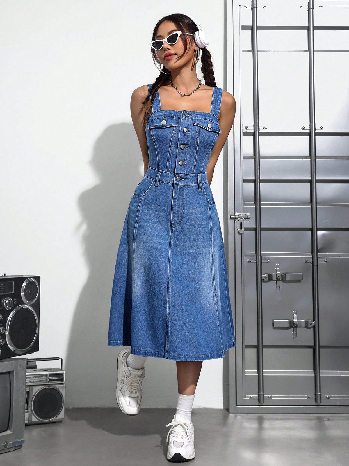 Denim Spaghetti Strap Dress: Effortless Style for Every Occasion