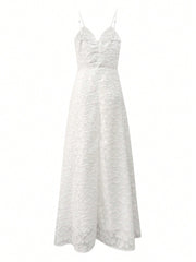Simply Chic: Solid Color Spaghetti Strap Sleeveless Dress for Women