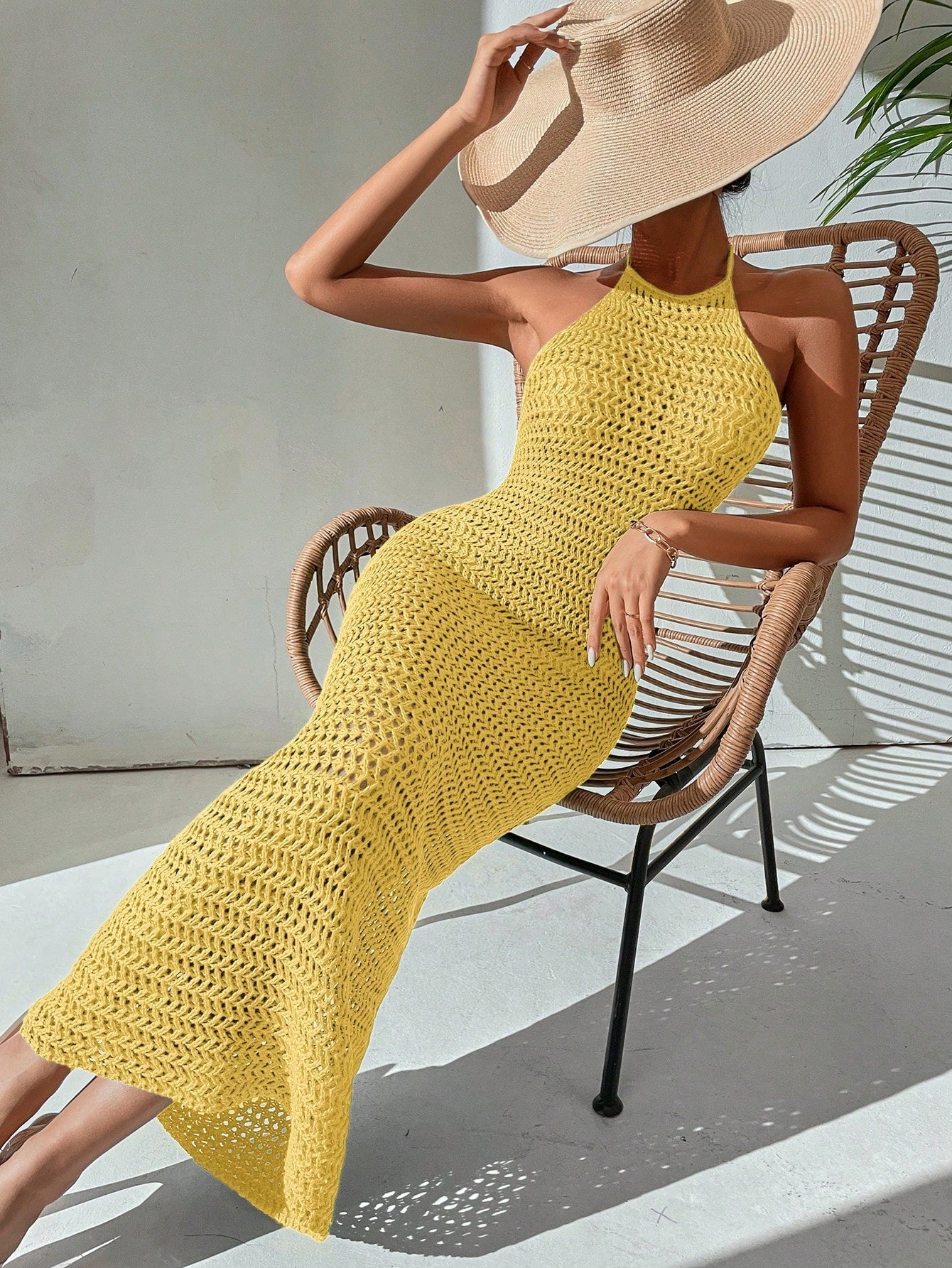 Stunning Solitude Halter Neck Backless Dress