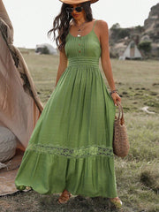Flouncy Lace Cami Dress: Effortlessly Chic for Summer Days