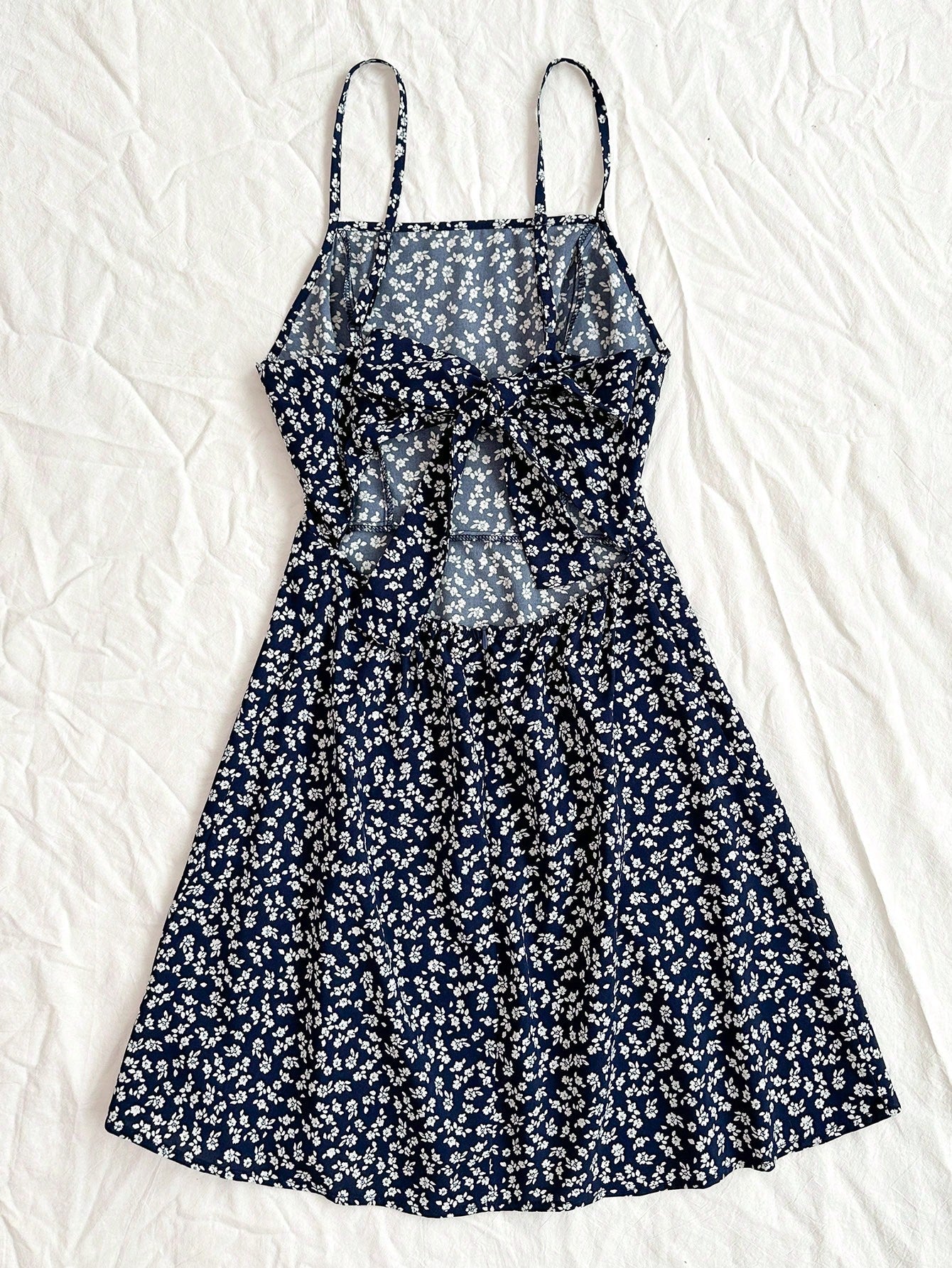 Ditsy Floral Print Cami Dress: Vacation Ready for Spring Break