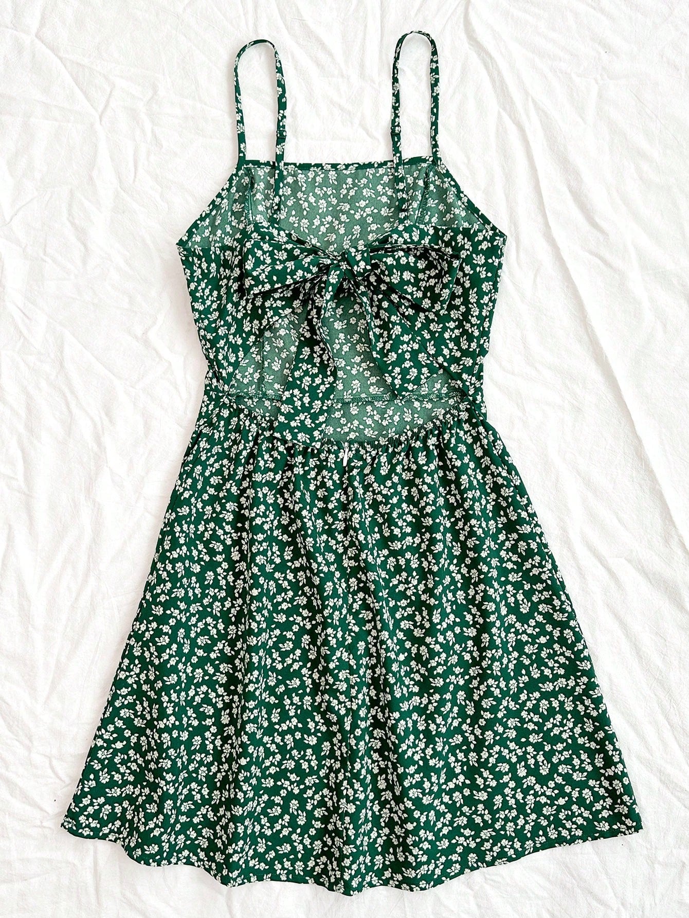 Ditsy Floral Print Cami Dress: Vacation Ready for Spring Break
