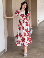 Floral Print Balloon Sleeve Dress: A Feminine and Flirty Wardrobe Staple