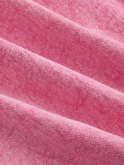 Sweetheart Denim Mini Dress: Perfect Pink Dress for Country Concerts and Mother's Day