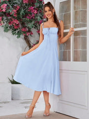 Lace-Up Back Corset Cami Dress: Embrace Summer in Style