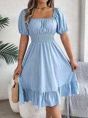 Sun-kissed Ditsy Floral Dress: Perfect for Spring and Summer Holidays