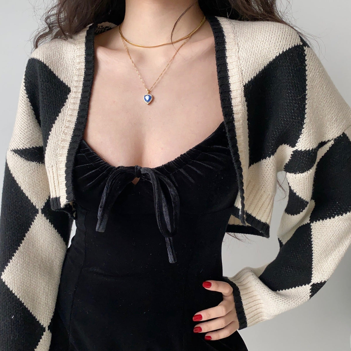 Style Issue Diamond Cardigan