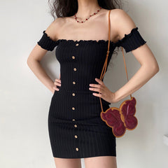 Talia Ribbed Bodycon Dress