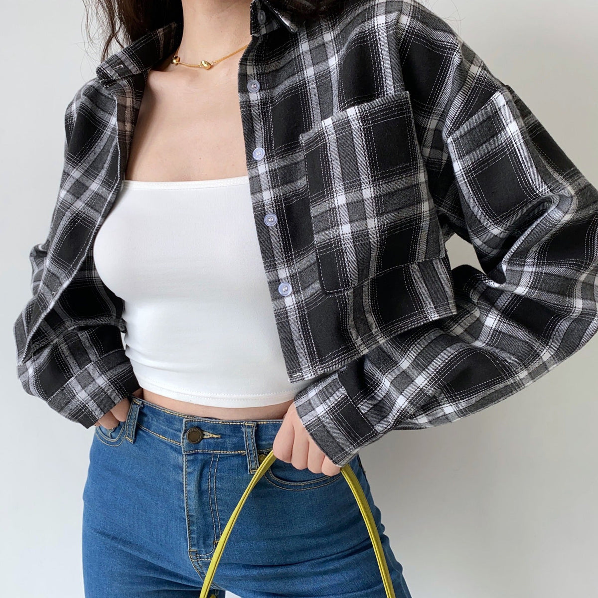 Seoul Streets Plaid Flannel