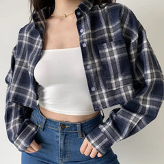Seoul Streets Plaid Flannel