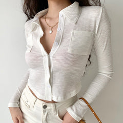 Sunday Afternoon Button Through Top
