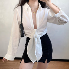 Wild At Heart Tie-Up Blouse