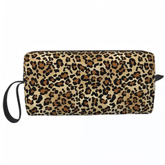 Leopard Print Makeup Bag Cosmetics Pouch