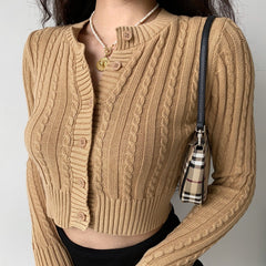 Outtake Twist Knit Cardigan