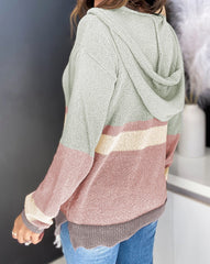 Colorblock Cutie Hooded Sweater