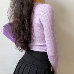Luna Hollow Knit Polo