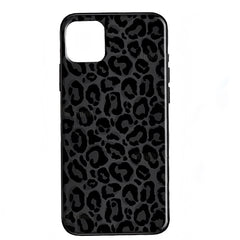 Black Leopard Print Phone Case For iPhone