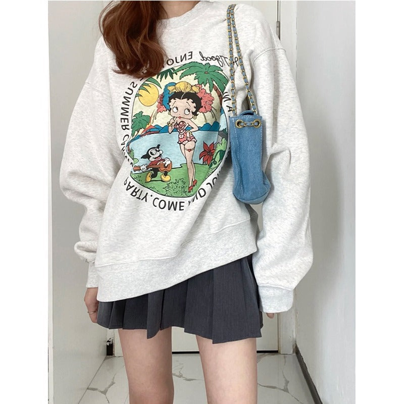 Miss Betty Tropical Vacay Crewneck