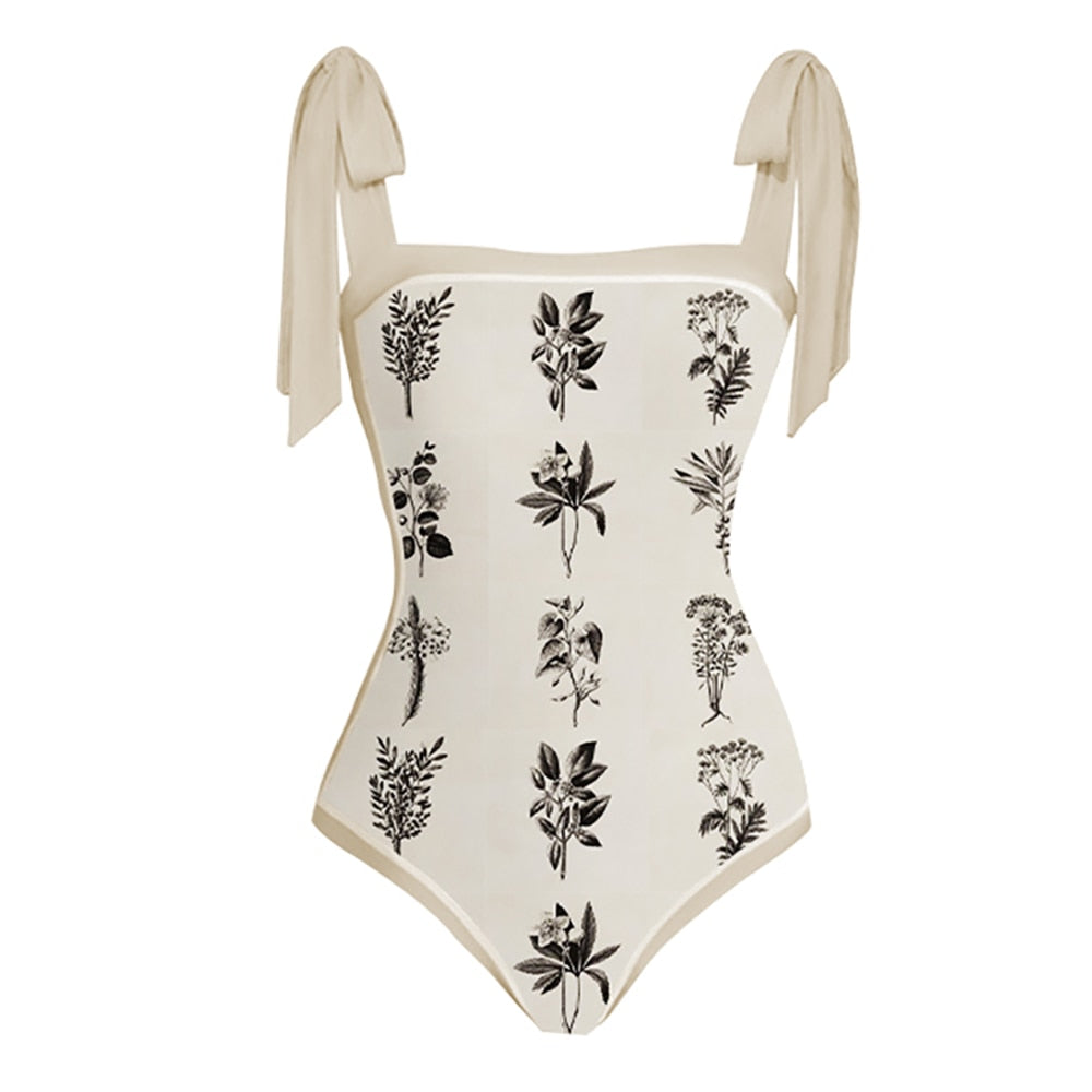 Fairy Grunge Feminine High Waist Swimwear