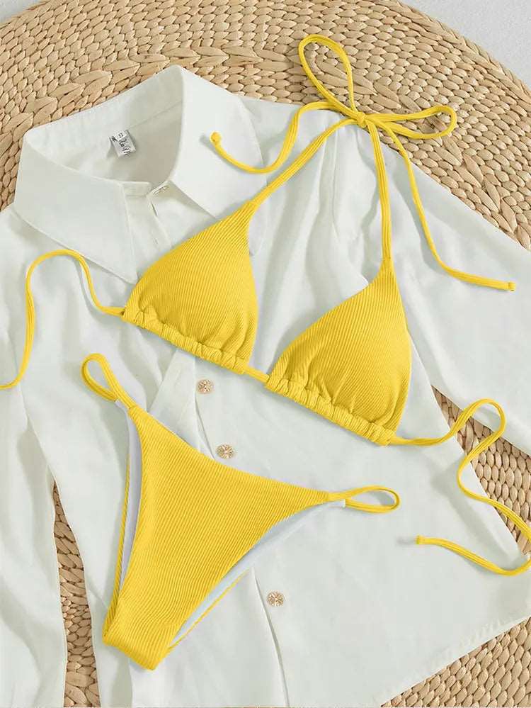 Azure Allure Bikini Set