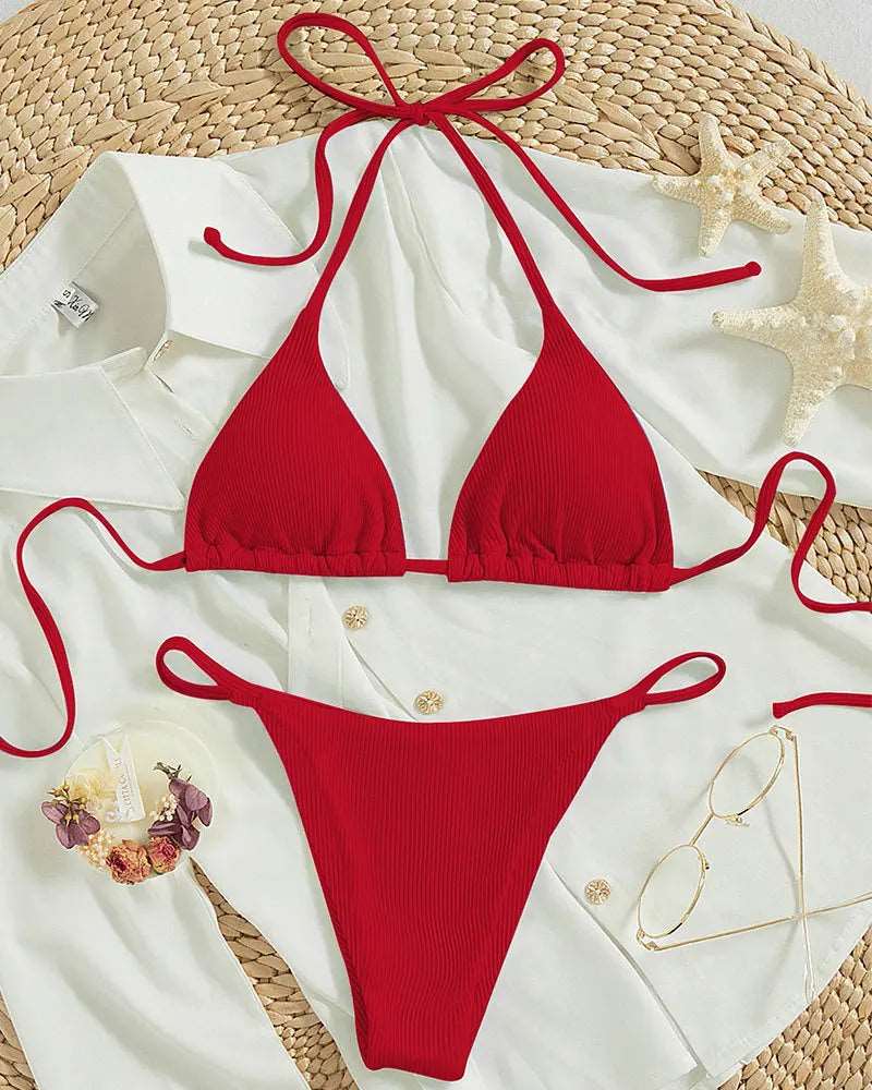 Azure Allure Bikini Set