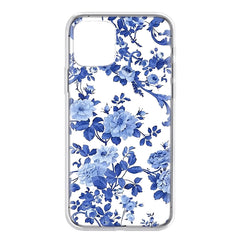 Cape Cod Navy Blue Floral Print Phone Case For iPhone