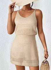 Beach Knit Mini Dress