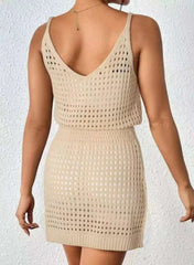 Beach Knit Mini Dress