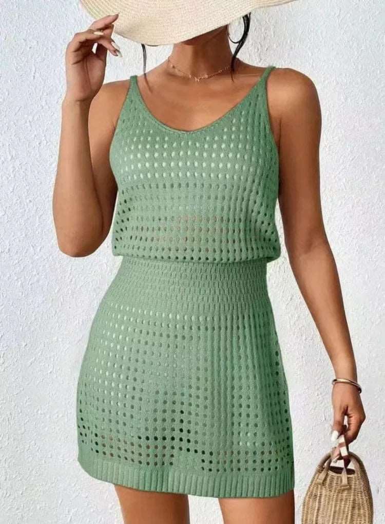 Beach Knit Mini Dress