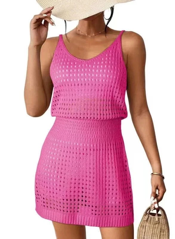 Beach Knit Mini Dress
