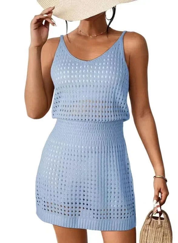 Beach Knit Mini Dress