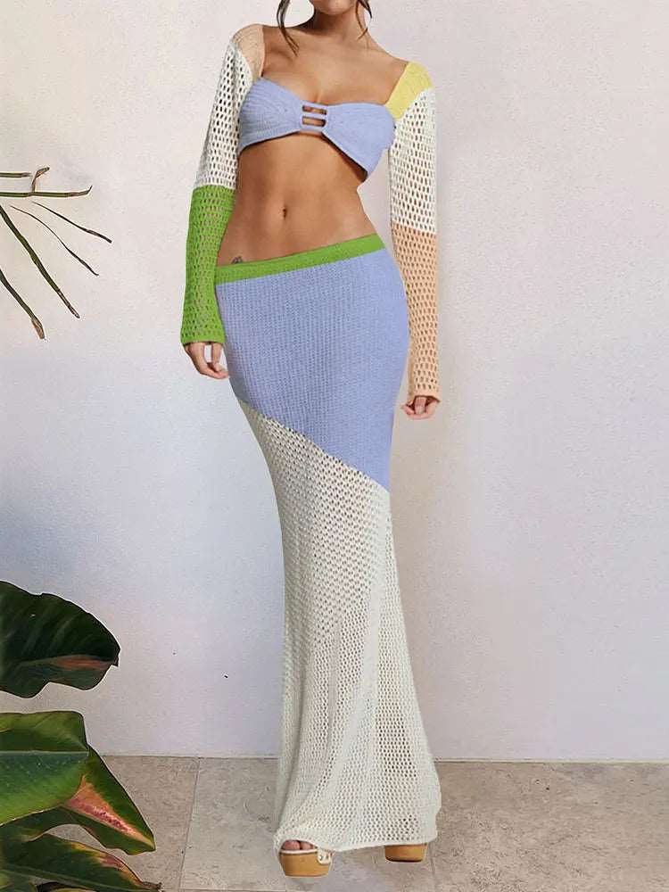 Blissful Beach Knit Set