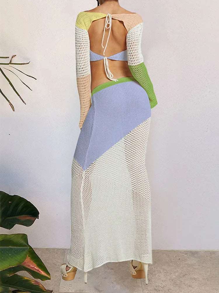 Blissful Beach Knit Set
