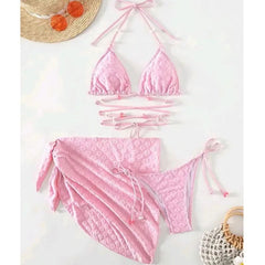 Blossom Halter Bikini Set