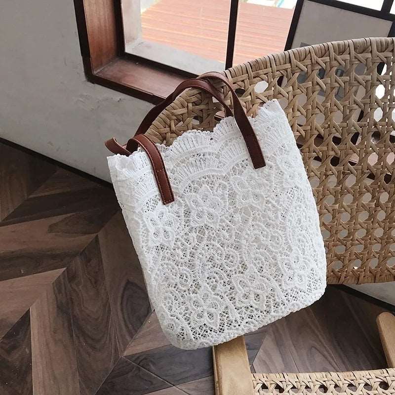 Bohemian Beach Chic Knit Shoulder Bag