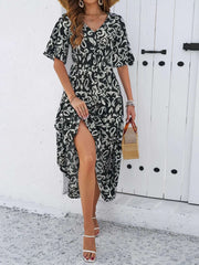 Bohemian Print Maxi Dress