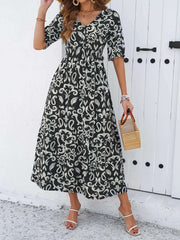 Bohemian Print Maxi Dress