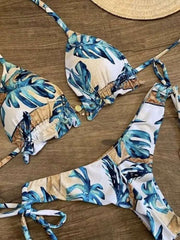 Boho Chic Floral Bikini Set
