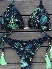 Boho Chic Floral Bikini Set