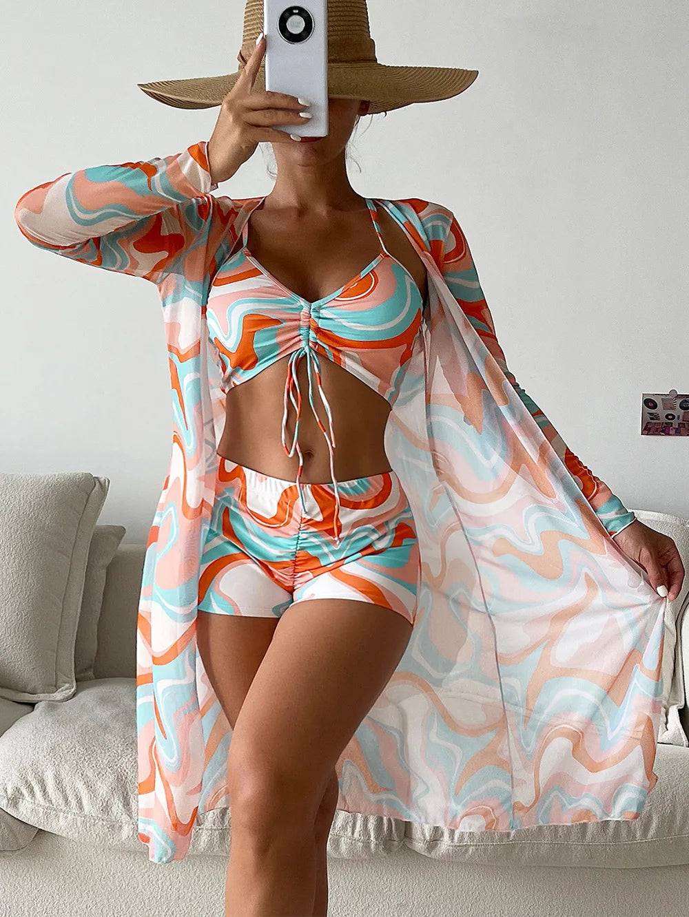 Boho Chic Tankini Set