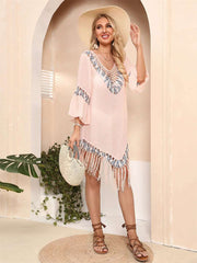 Boho Fringe Beach Cover-Up